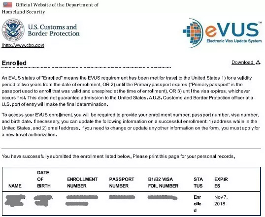 注意：持十年美國(guó)簽證前往塞班，必須登記EVUS!