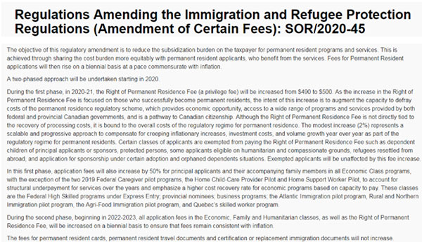 加拿大移民申請費4月30日起上漲，最高漲幅達50%