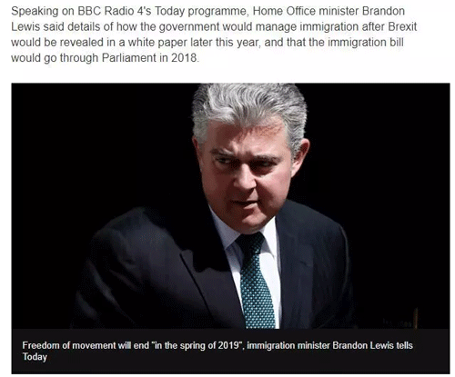 重磅！英國將終止歐盟自由流動(dòng)協(xié)議，愛爾蘭成唯一平臺(tái)